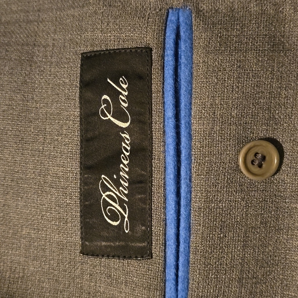 Phineas Cole Solid Wool Jacket, Size 40/Tall - Picture 6 of 16